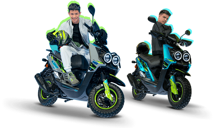 Motocicletas Italika con modelos